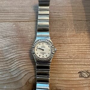 Omega constellation diamond bezel